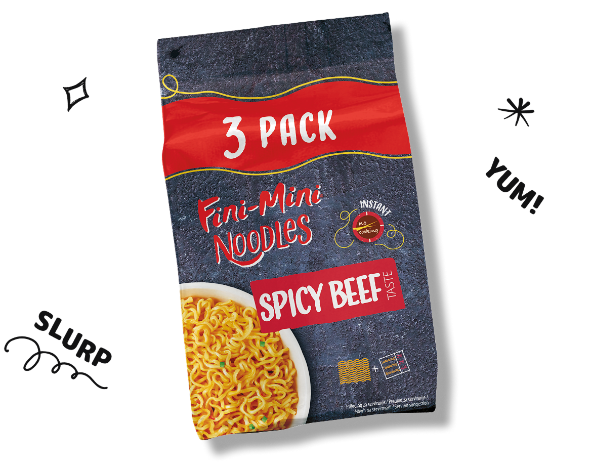 Fini-Mini rezanci Spicy Beef