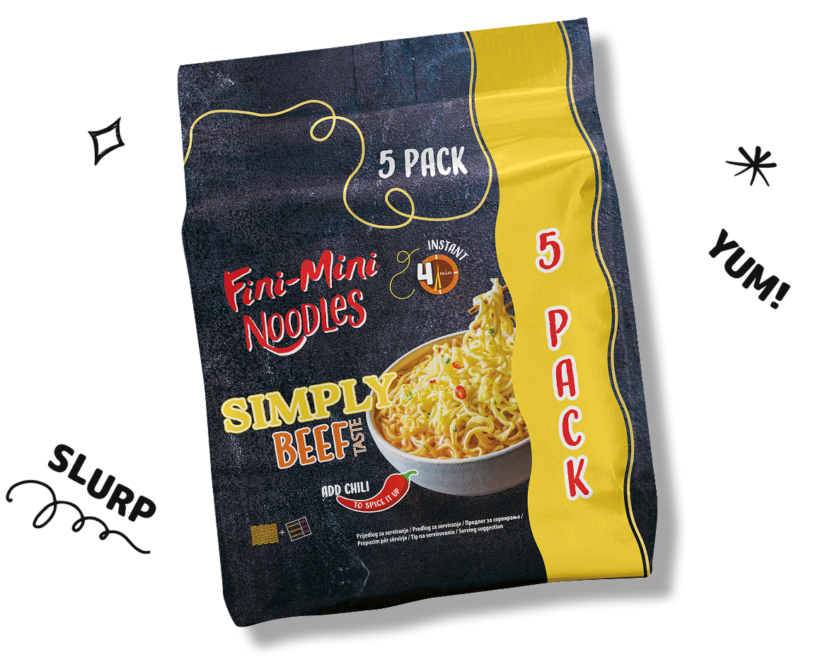 Fini-Mini rezanci Simply Beef