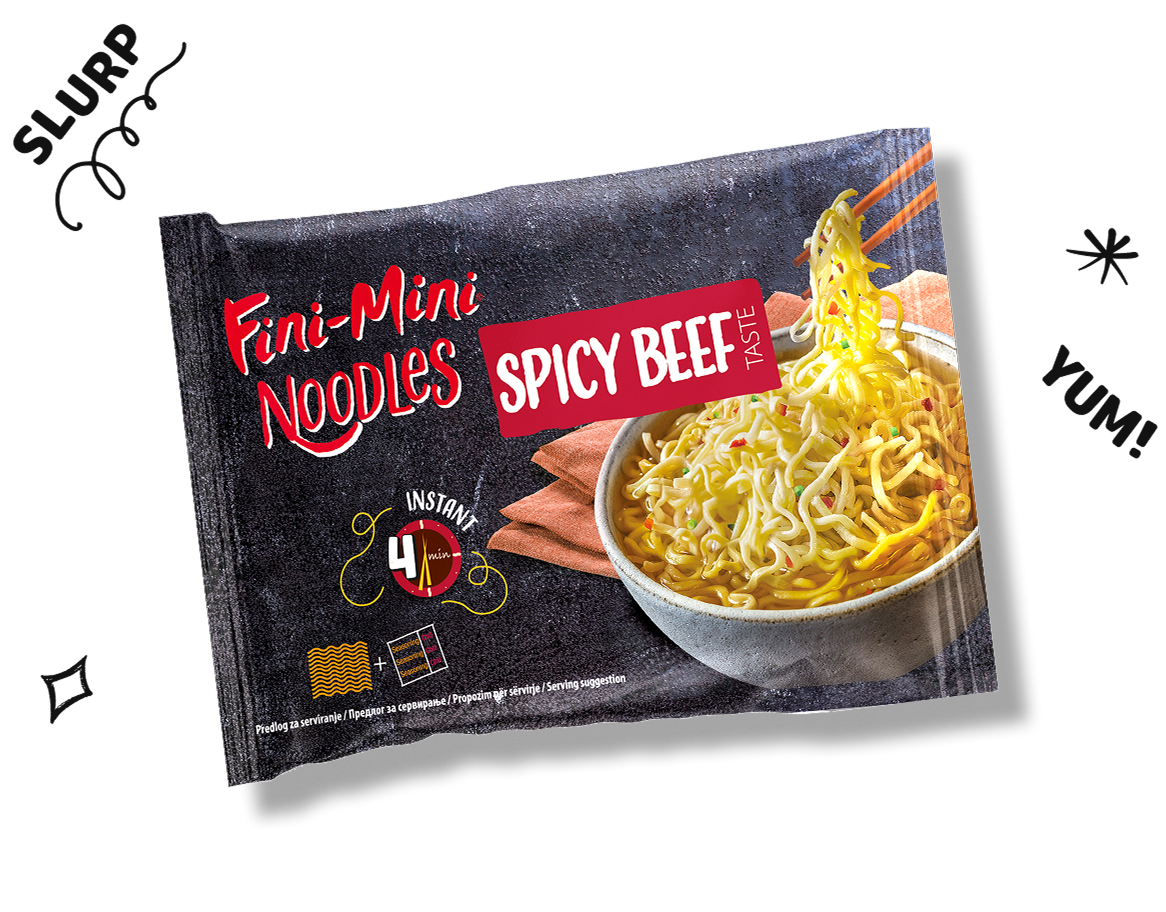 Fini-Mini rezanci Spicy Beef