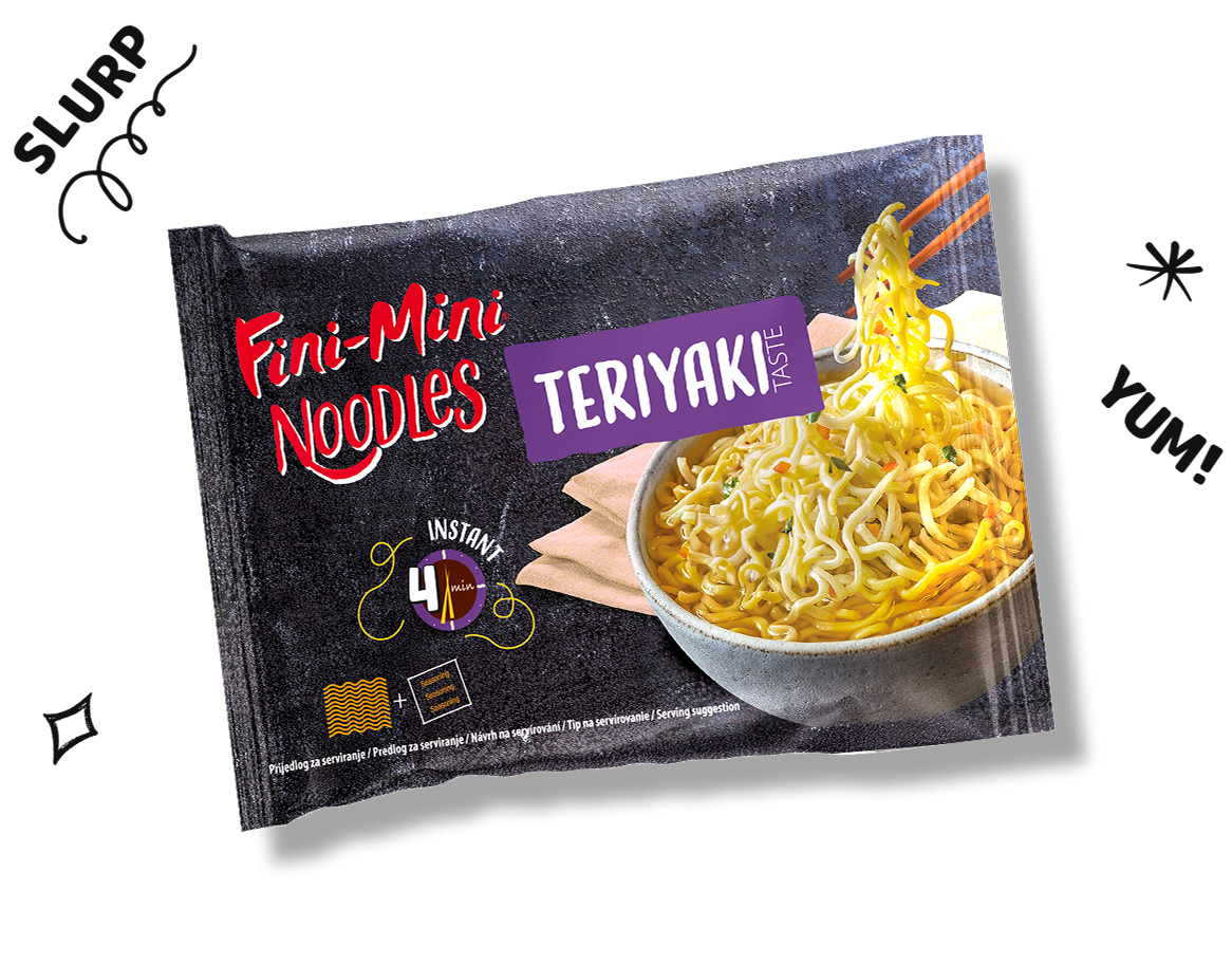 Fini-Mini rezanci Teriyaki